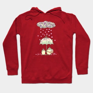 rain drops falling Hoodie